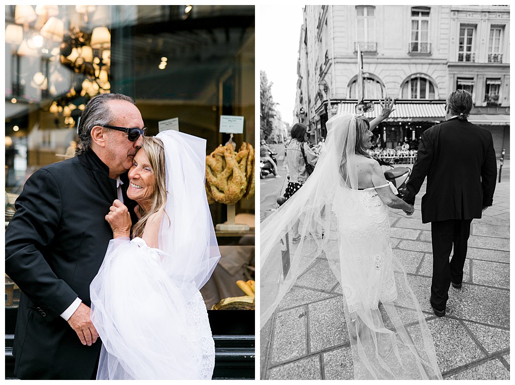 Marriage over 70. Wedding in Paris - Photographer in France Elena Usacheva Intimate Paris wedding in rue de Buci in Paris - Photographer in Nantes et Loire Valley Elena Usacheva