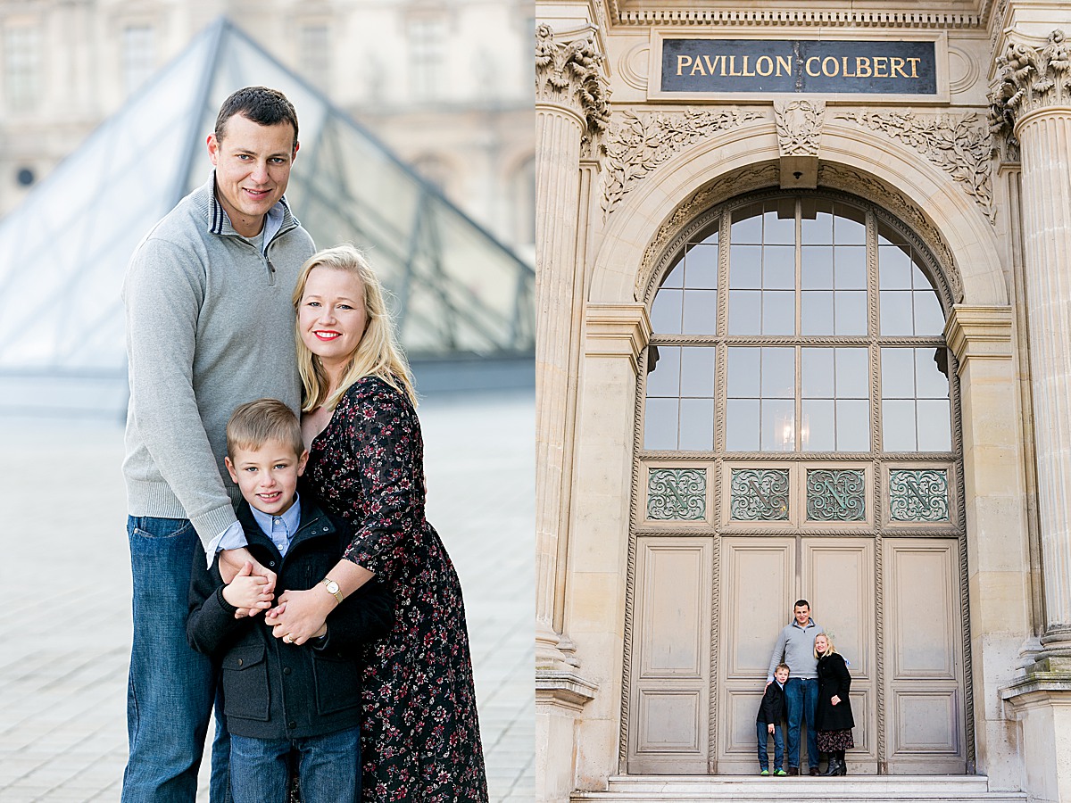 Louvre family photoshoot in Paris - Elena Usacheva Photography