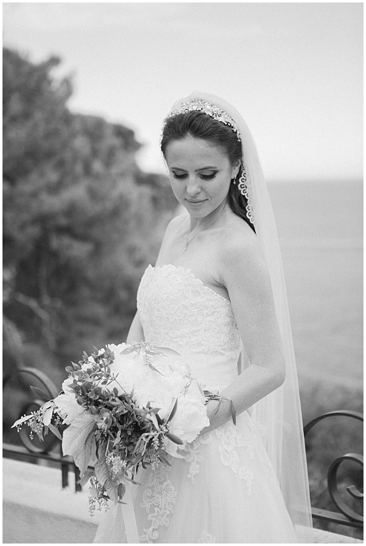 Photo de la mariée lors de mariage à Monté Carlo 